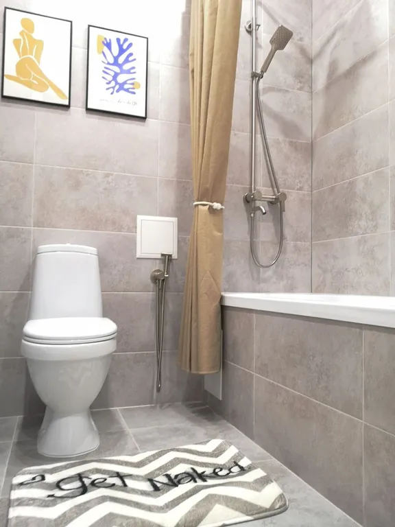 Студия с зонированной кухней в Самолёт-3