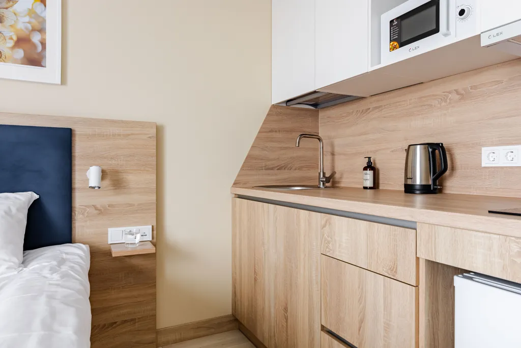 Квартира Квартира Уютная студия рядом с метро Чёрная речка — Санкт-Петербург