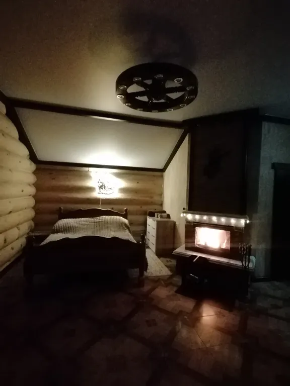 Уютный дом с гаражом у горной речки с видом на горы