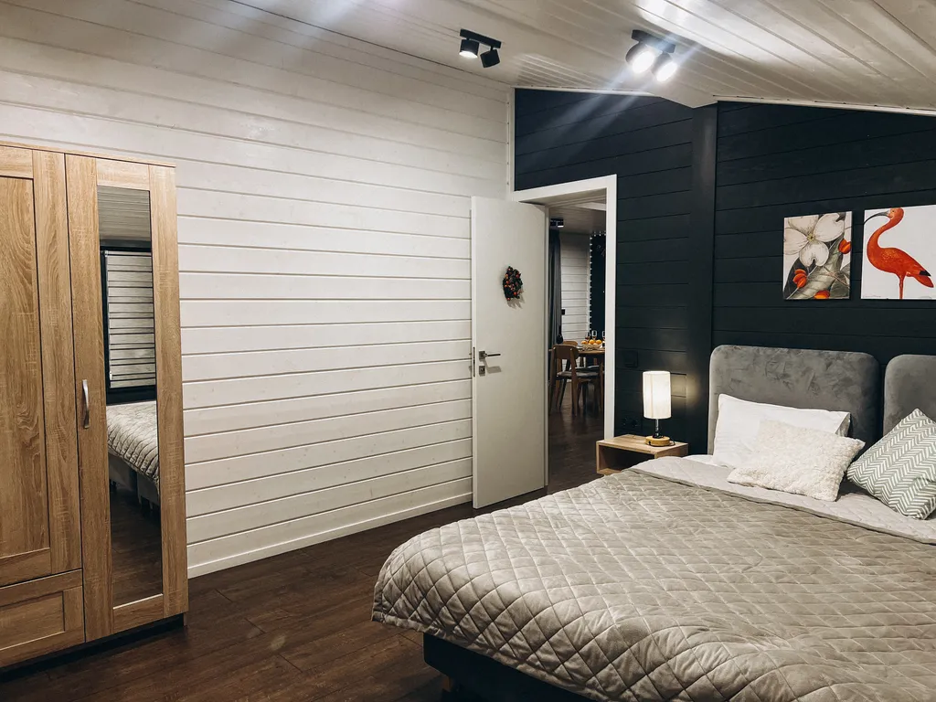 Дизайнерский дом с гриль-мангалом, сауной и большой террасой