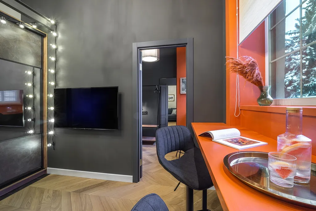 Квартира Квартира Апартамент Orange loft на Войковской рядом с ЦИТО Приорова — Москва