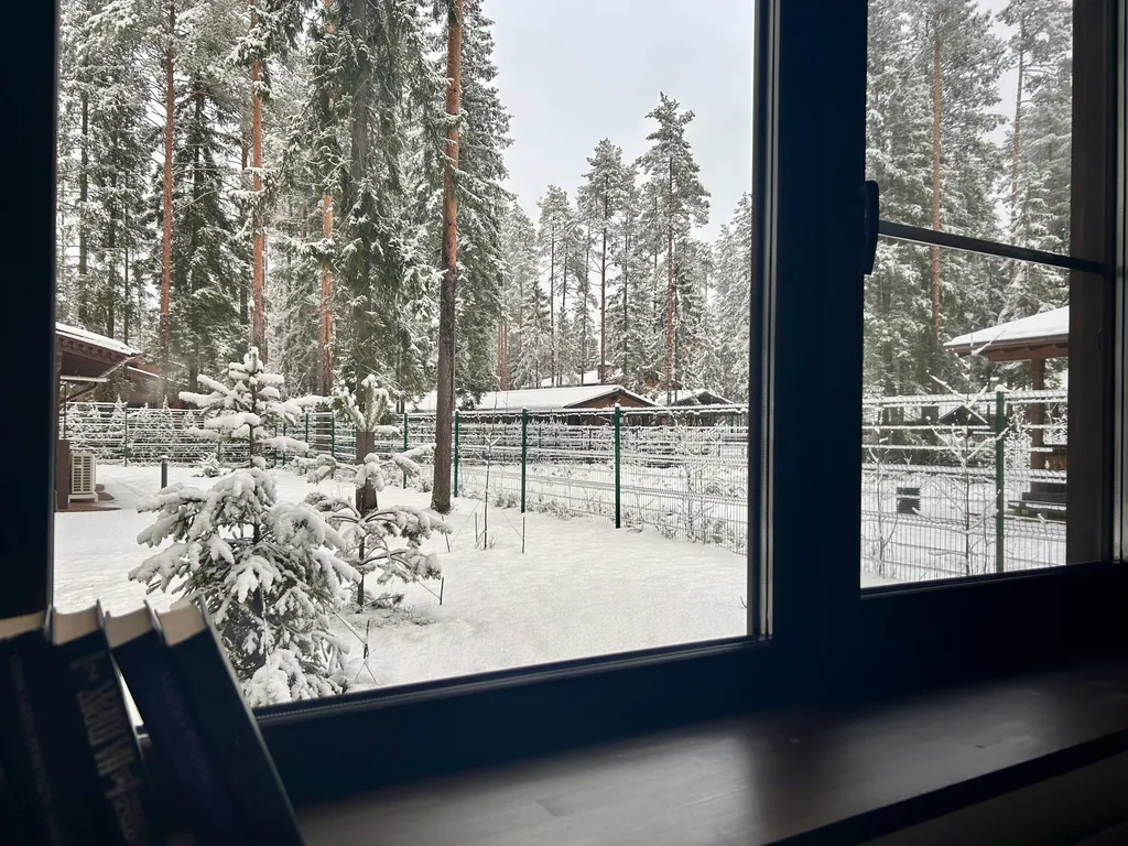 Лесной домик у курорта Охта Парк