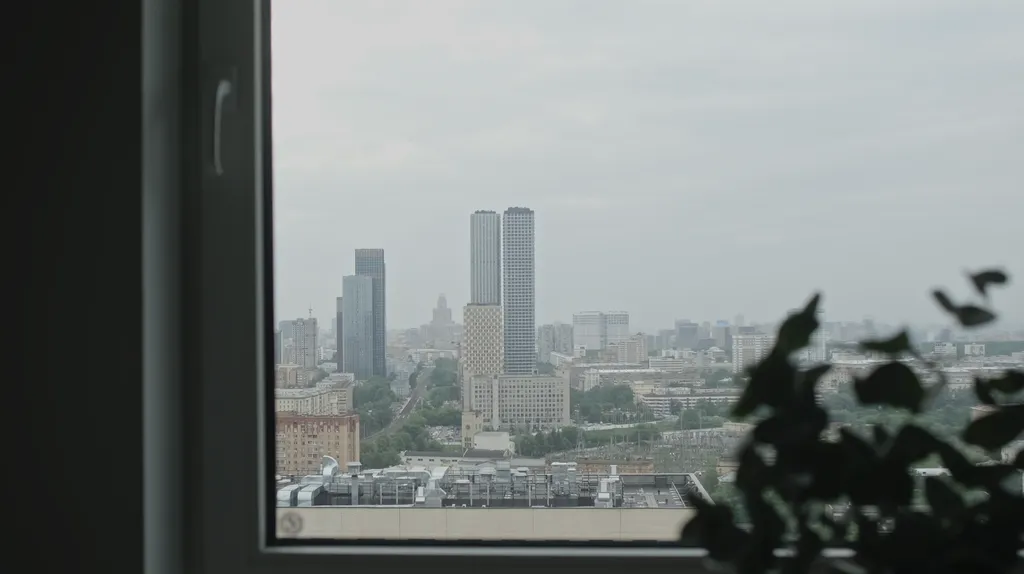 Квартира Квартира Уютная видовая студия возле Останкино — Москва