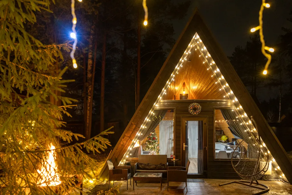 Коттедж Уютный домик в стиле A-Frame — Мга