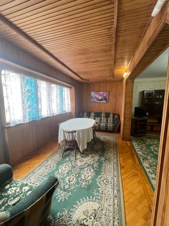 Уётная трехкомнатная квартира с лоджией , 4 минуты до моря