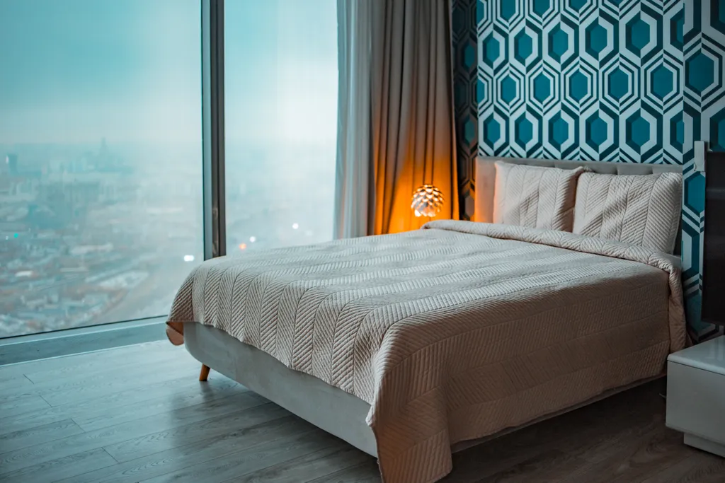 Просторная студия на 75 этаже. Башня Федерация