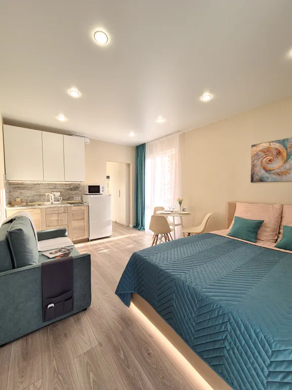 Квартира с двумя балконами и потрясающими закатами