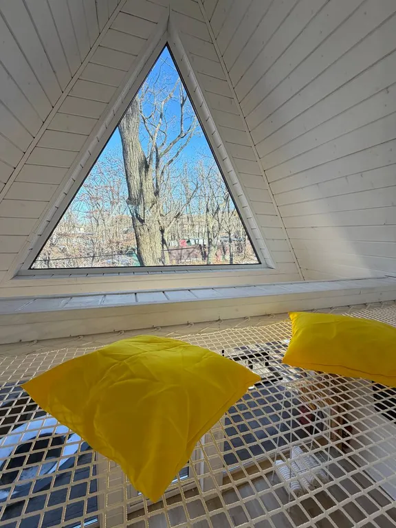 Дом A-Frame с купелью для Вашего уютного отдыха