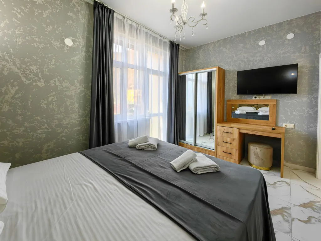 Двухкомнатные апартаменты с видом на горы