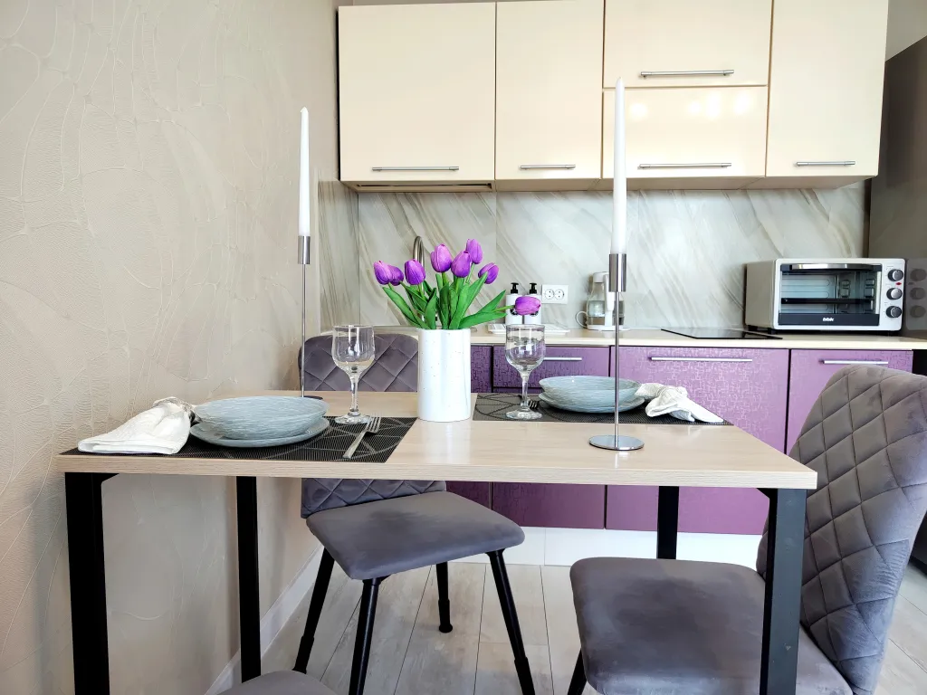 Квартира с видом на реку и горы