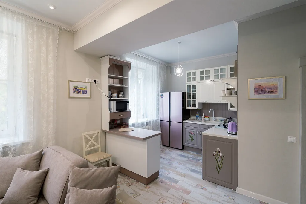 Апартаменты с камином на набережной Прованс