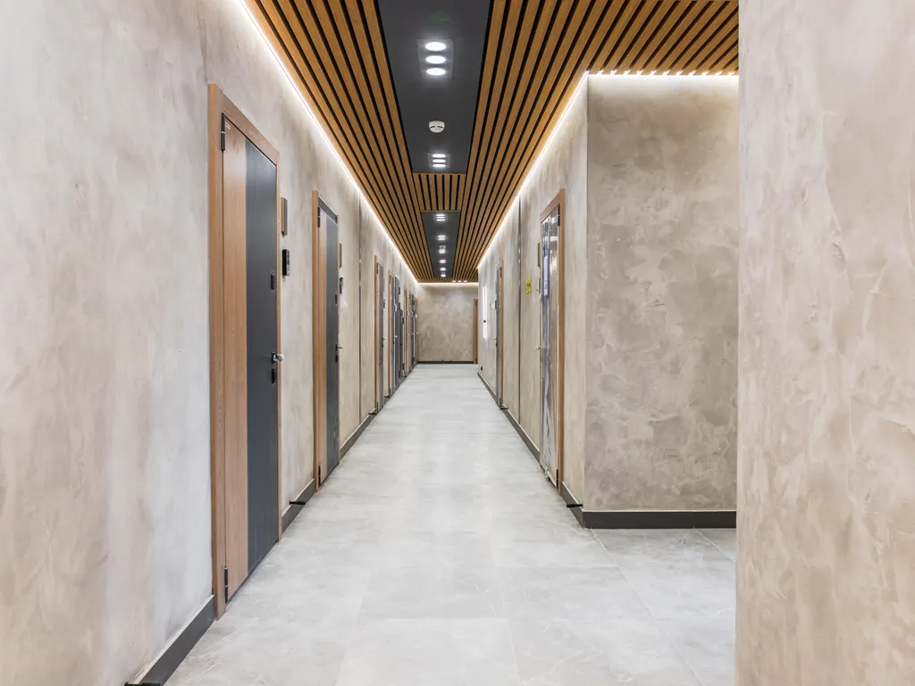 Апарт Aquamarine Resort в доме с бассейном и сауной возле залива