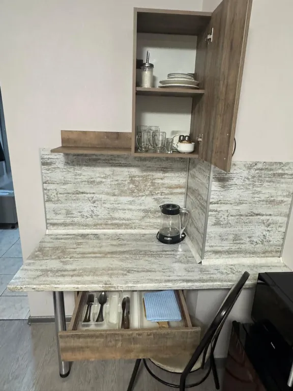 Комната с кухонной зоной