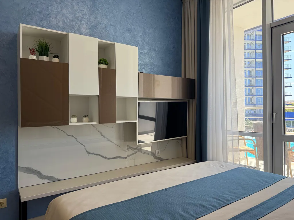 Апартаменты акваделюкс с бассейном и балконом n238a