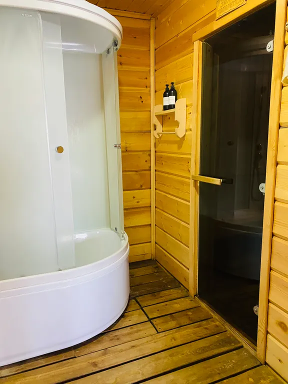 Дом Панорама - новый стильный современный дом с баней внутри