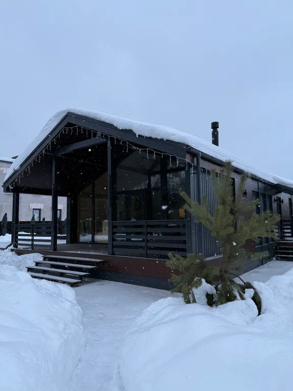 Дом с сауной и чаном