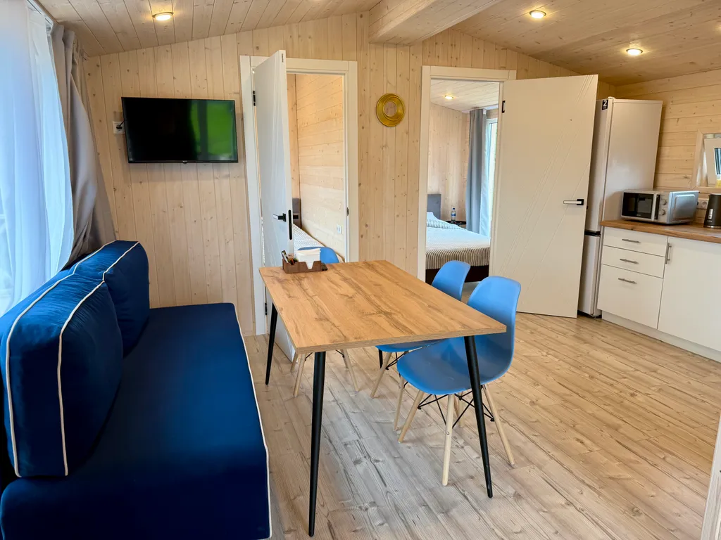 Дом 45m2 — чан на улице, кухня, Wi-Fi