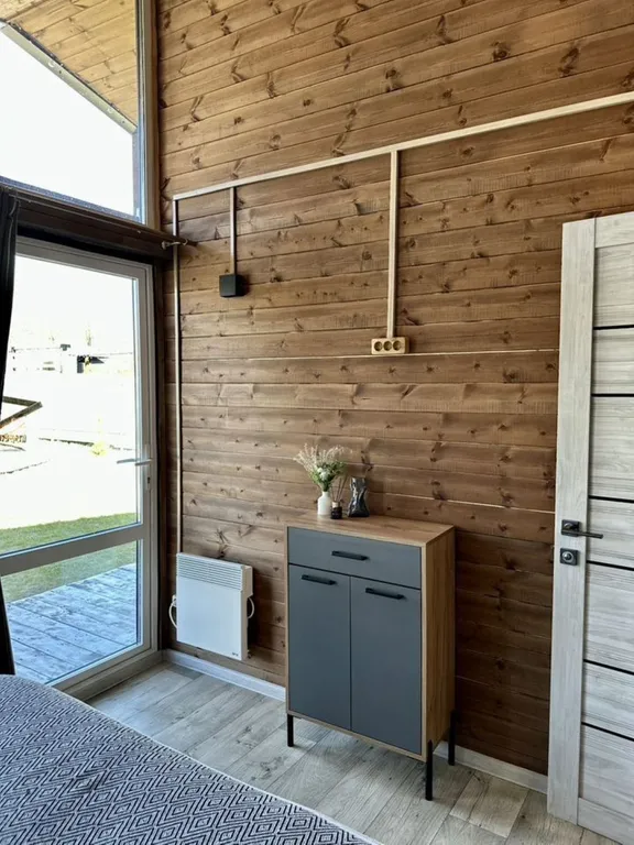 Современный дом с баней и чаном