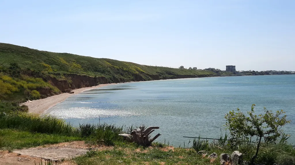 Эллинг на самом берегу Азовского моря