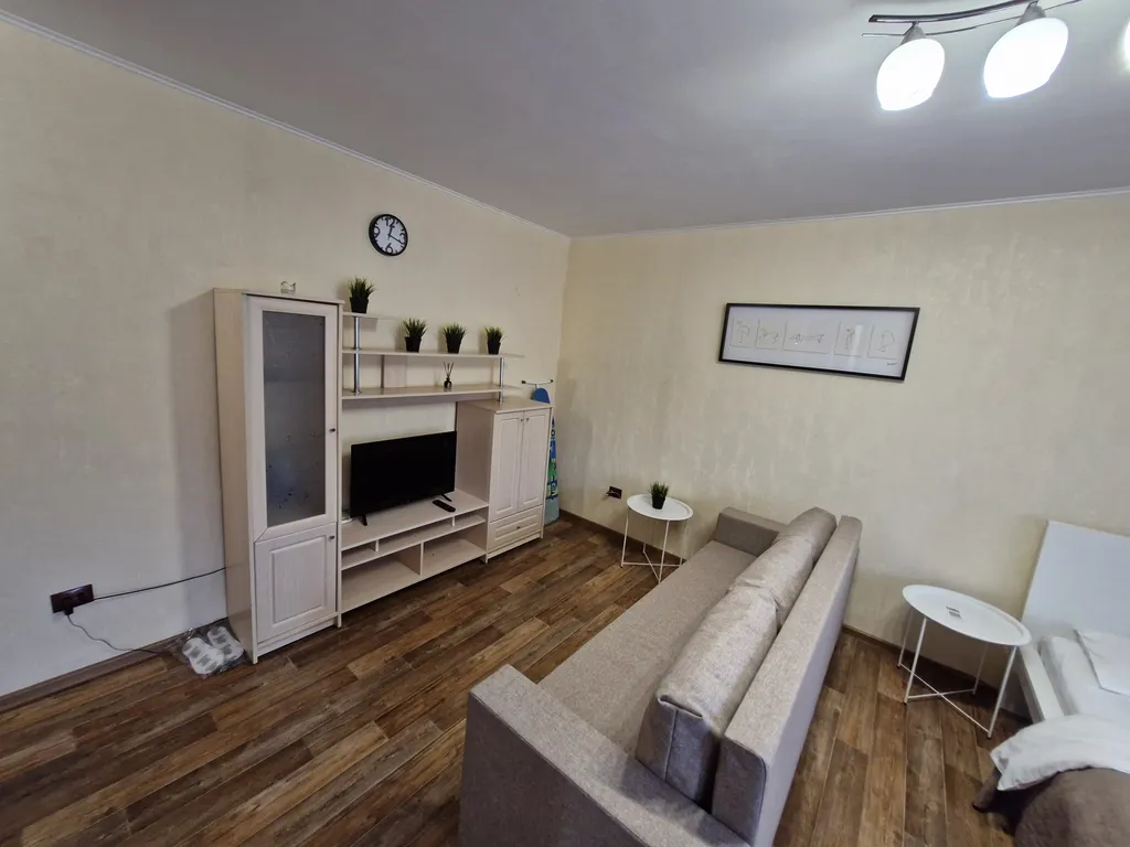 Квартира-студия в пастельных тонах на ЗАГСе