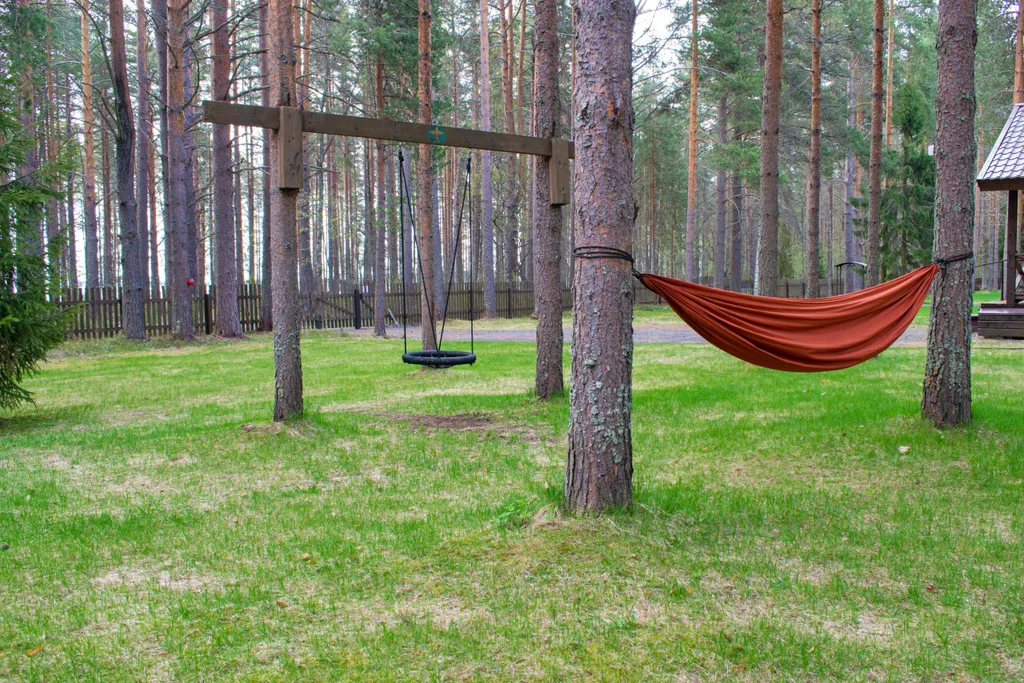 Коттедж Рускеала с сауной и видом на озеро