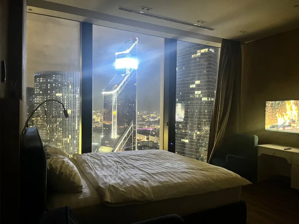 Студия с видом на Москву-Сити