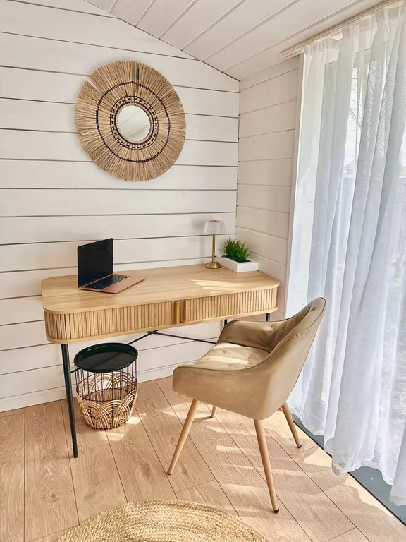 Дом с панорамной сауной, купелью на закрытом лесном участке