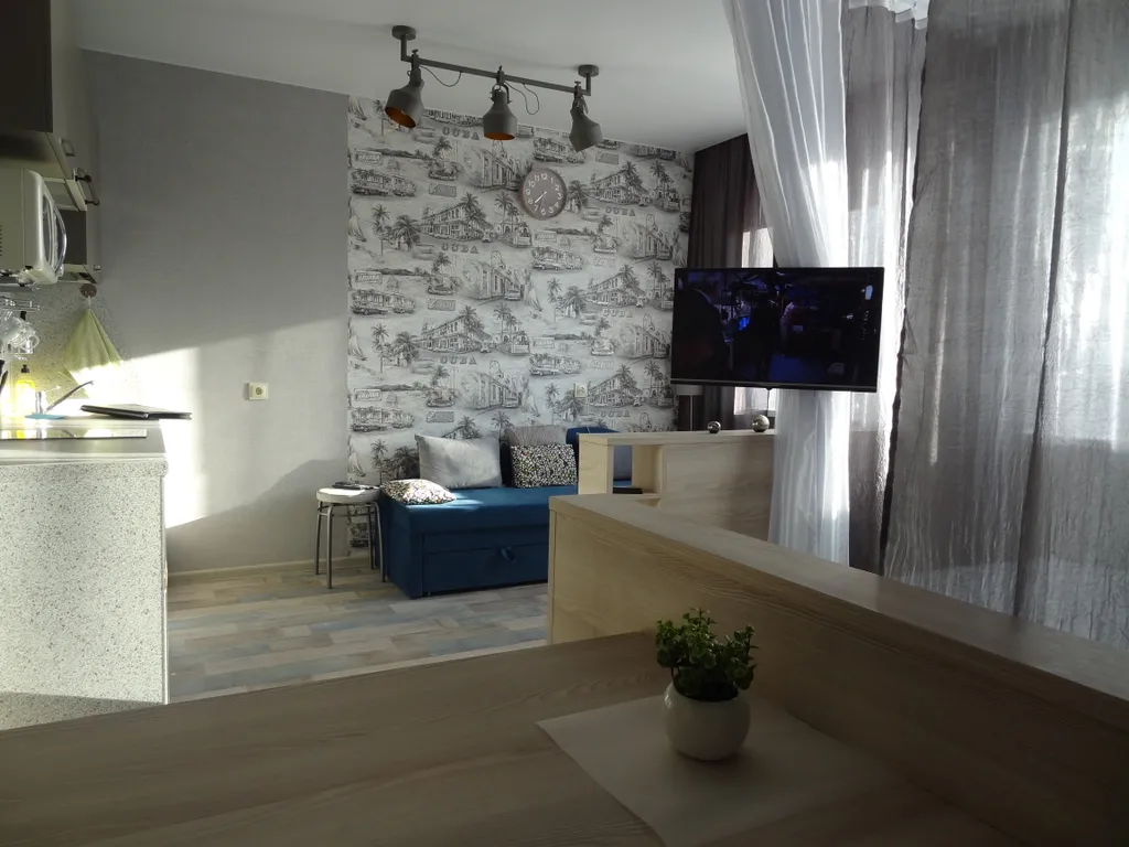 Уютная видовая квартира-студия рядом с метро Девяткино