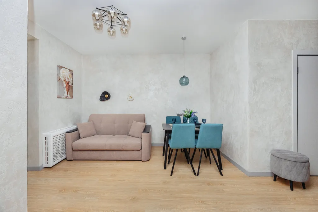 Квартира Квартира Уютная евродвушка в современном ЖК, с закрытой территорией, парковкой — Сириус