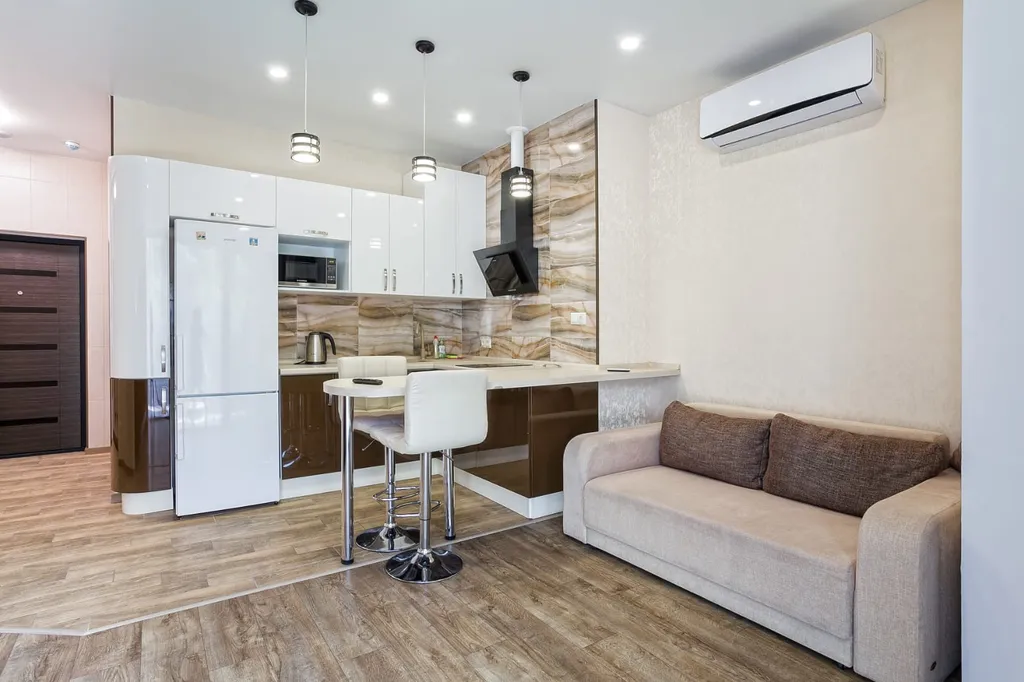 Студия в парке с террасой