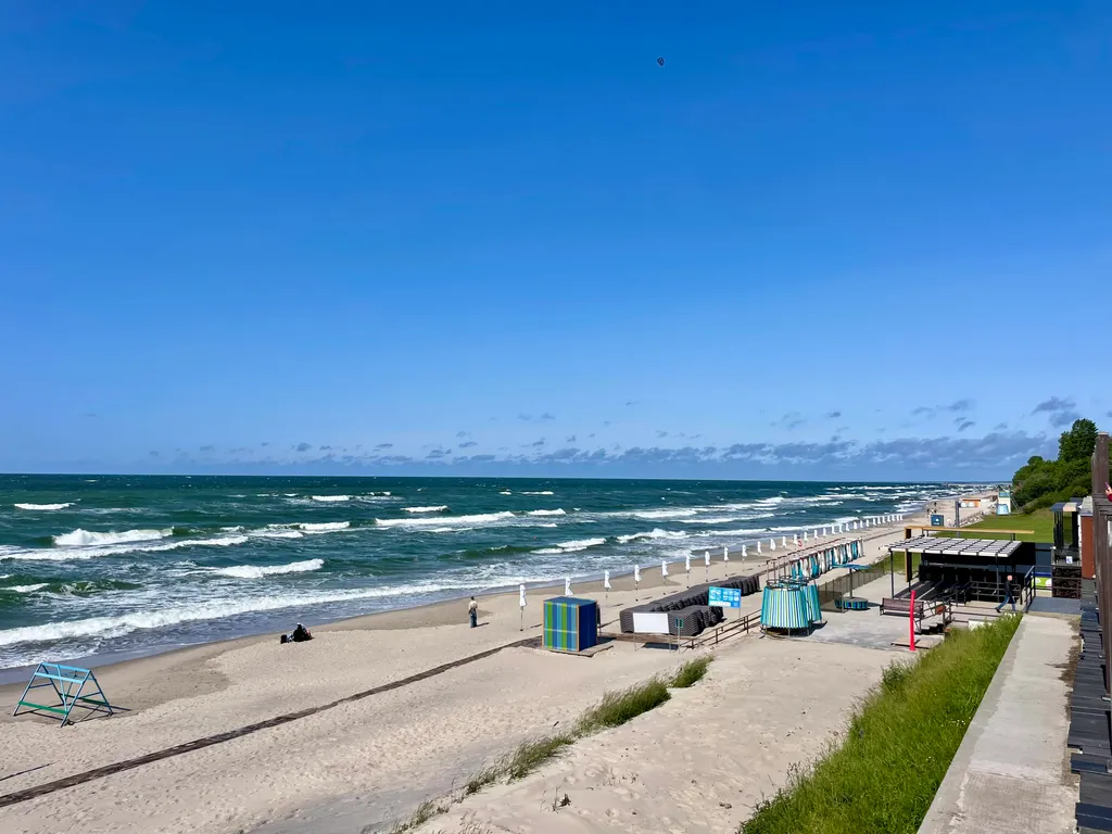 Квартира Квартира Уютная студия на берегу моря — Зеленоградск