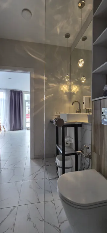 Студия КРЕПОСТЬ, с террасой, джакузи и видом на море и горы