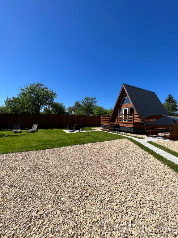 Коттедж Коттедж Новый уютный А-фрейм в черте города — Казань