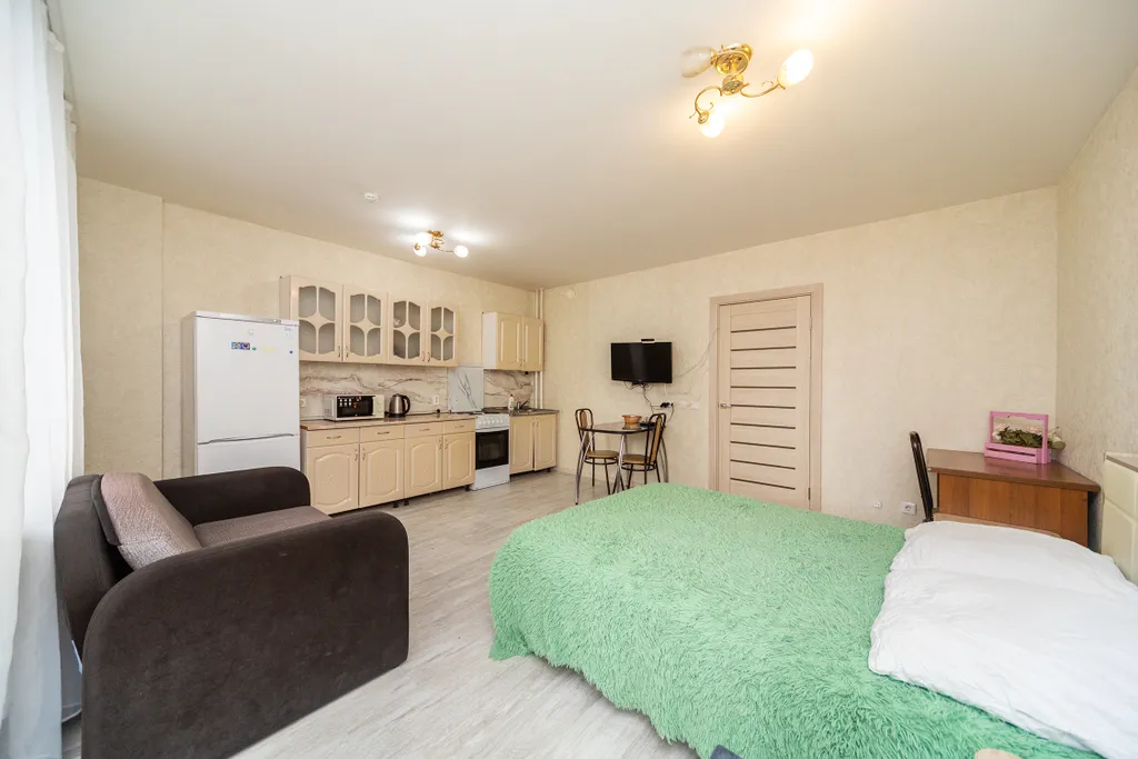 Студия на 17 этаже в центре города