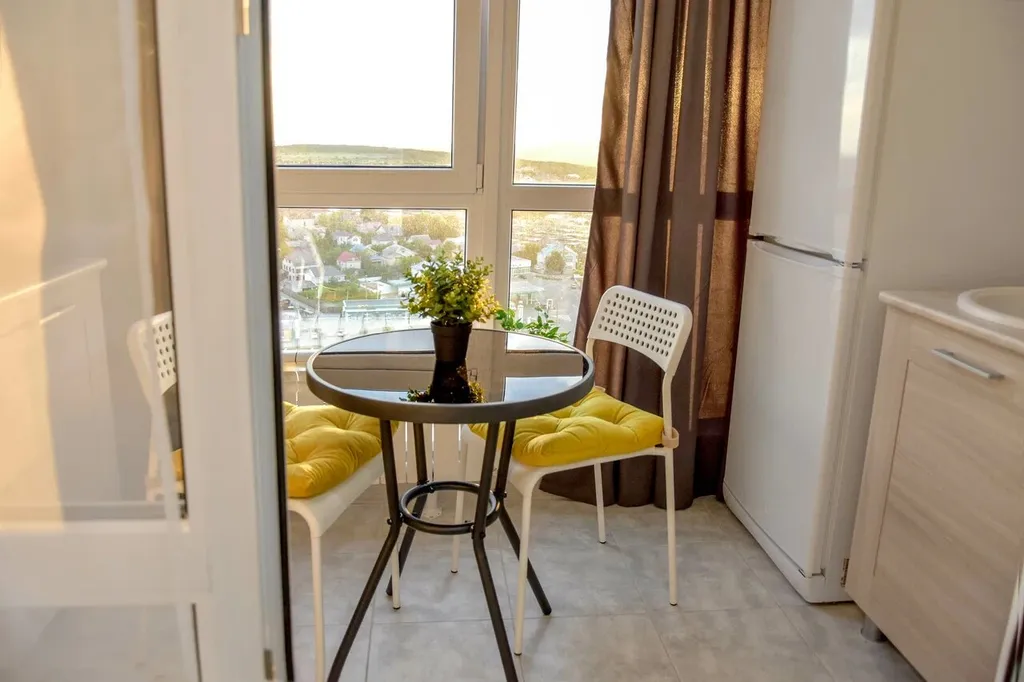 Современная студия «Olga Boykova» с видом на Эльбрус