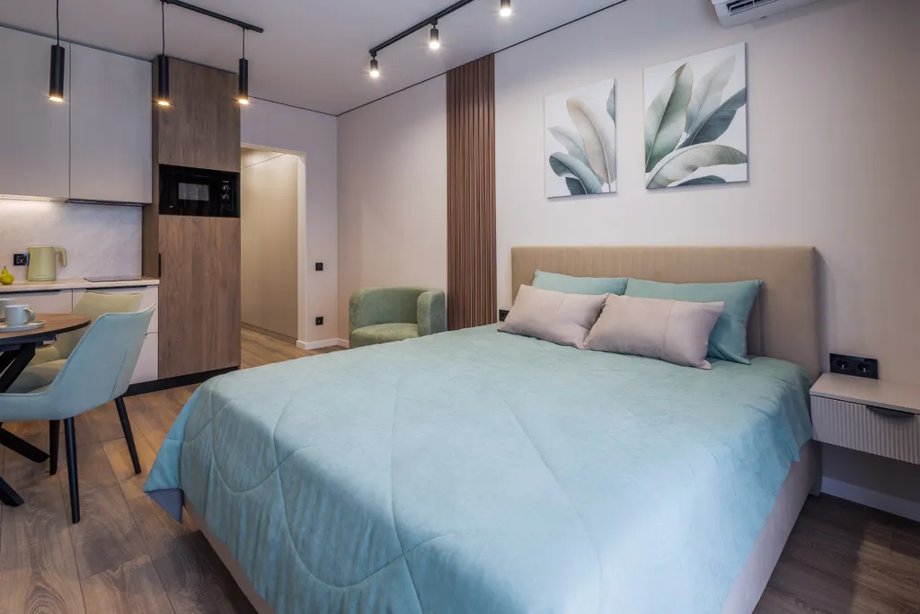 Студия с современным ремонтом в ЖК Летний