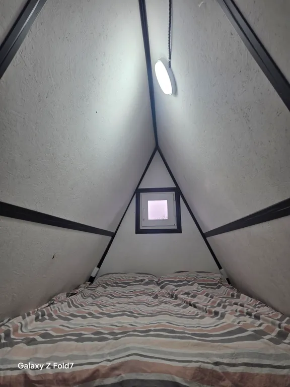 Домик А-фрэйм с баней