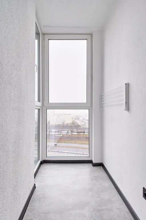 Студия с красивым видом на город