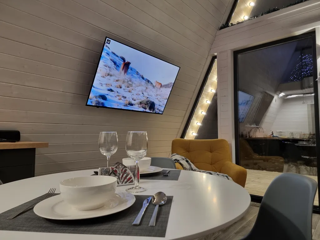 Коттедж Коттедж А-фрейм на берегу Можайского водохранилища — Можайск