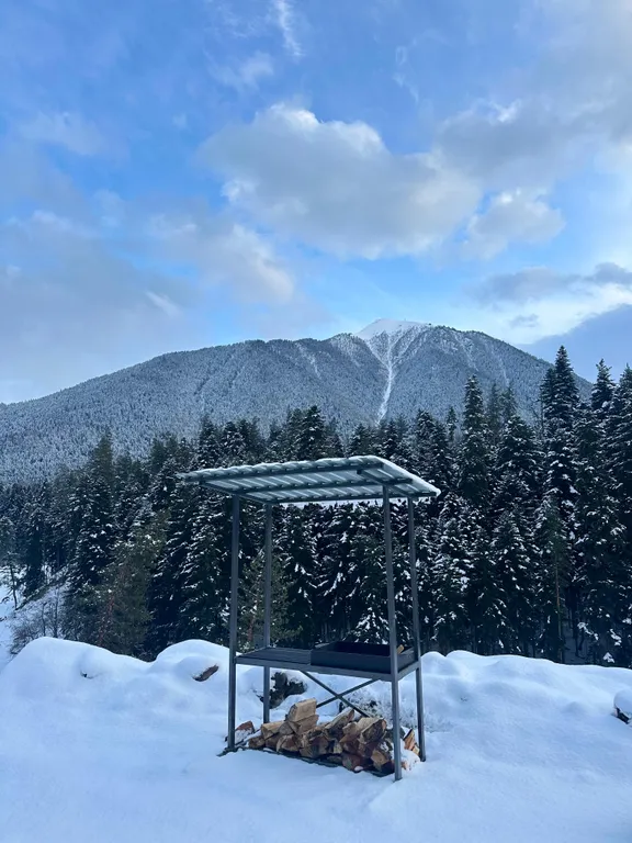 Коттедж Барнхаус с видом на горы и реку — Архыз