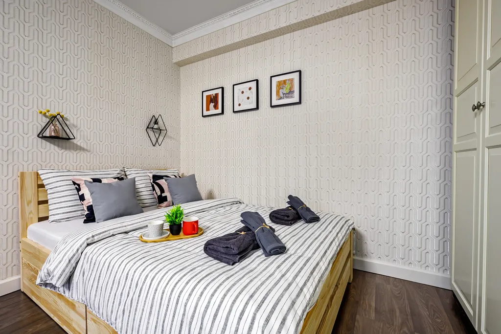 Квартира Квартира Belorusskaya railway station cozy apartment with parking — Москва