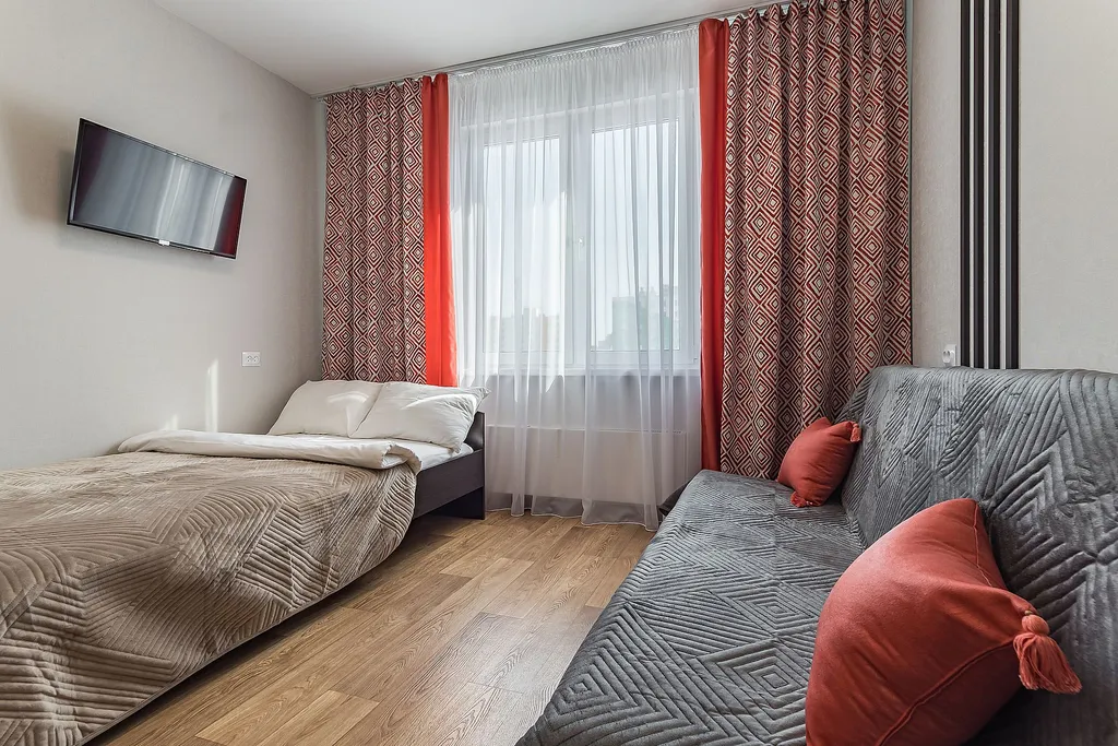 Уютная квартира-студия в современном ЖК Бурнаковский