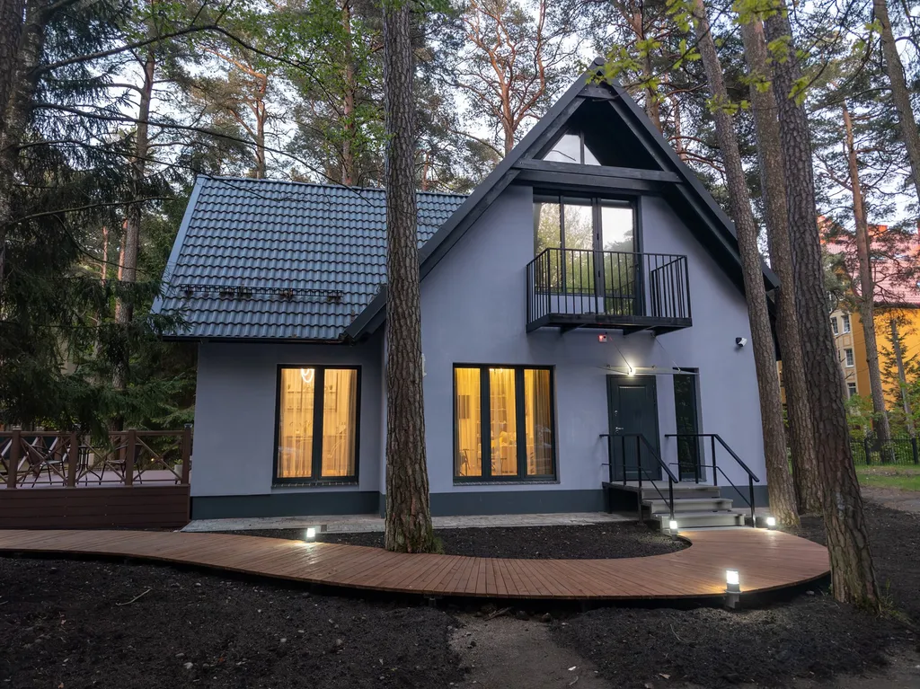 Новые апартаменты с террасой в центре Светлогорска