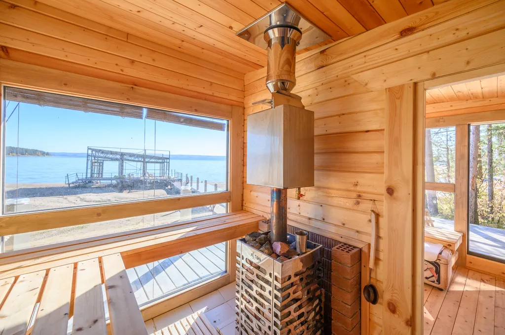 Комфортабельный дом у речного плёса