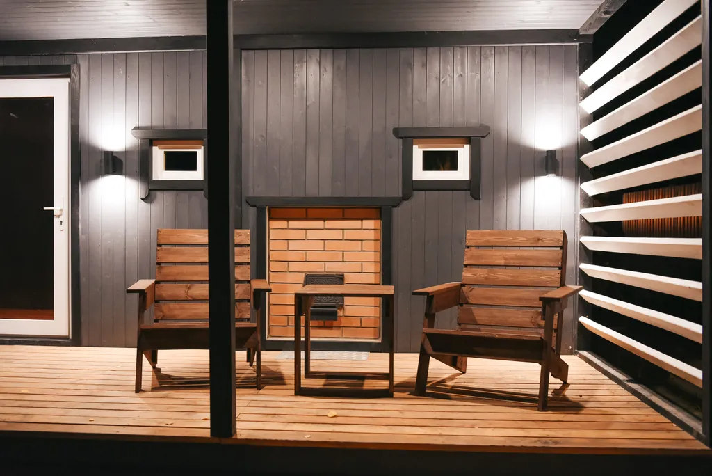 Зеленый домик на 6 человек