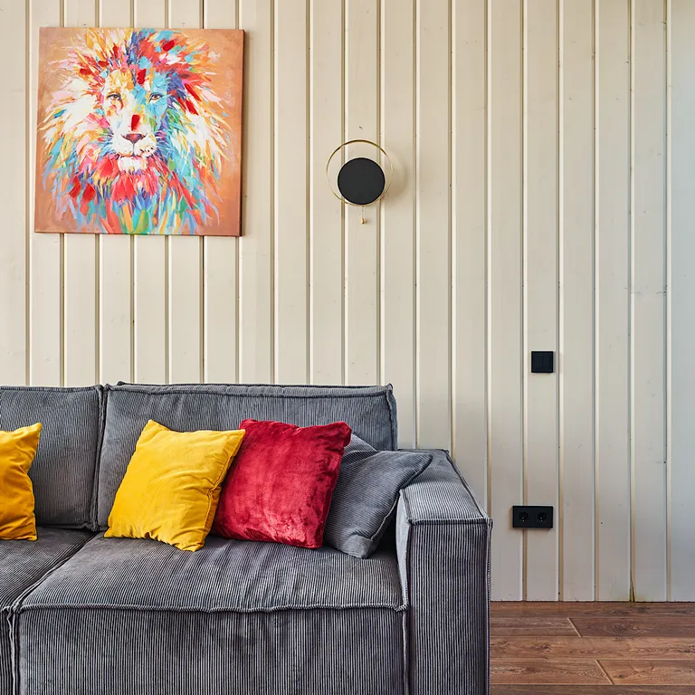 Домик в Икше с камином и сауной (Glassbox108 Premium 1)