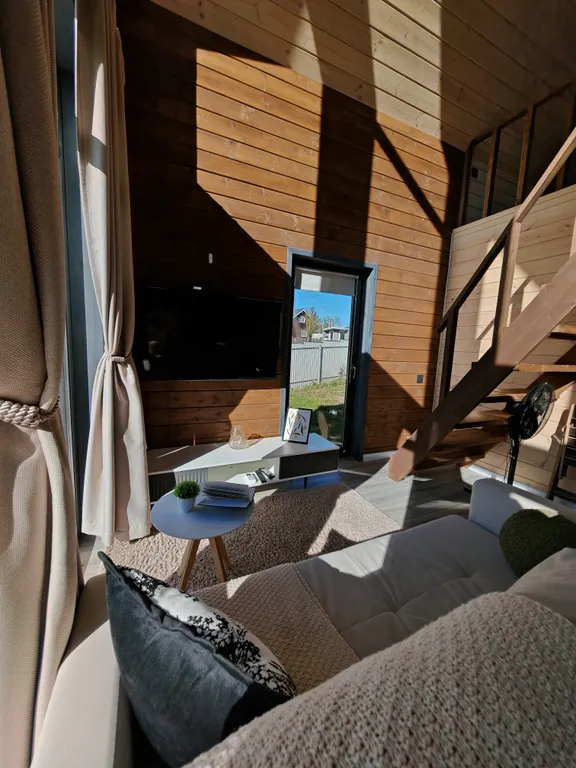 С дровяной сауной и видом на лес и закаты