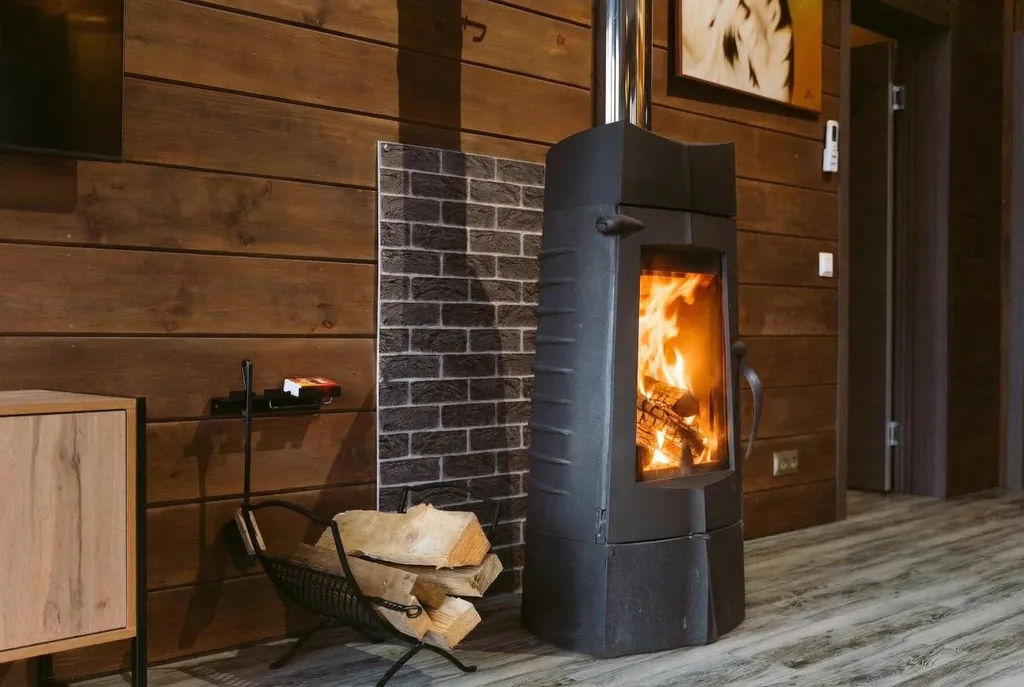 Домик с камином и кондиционером