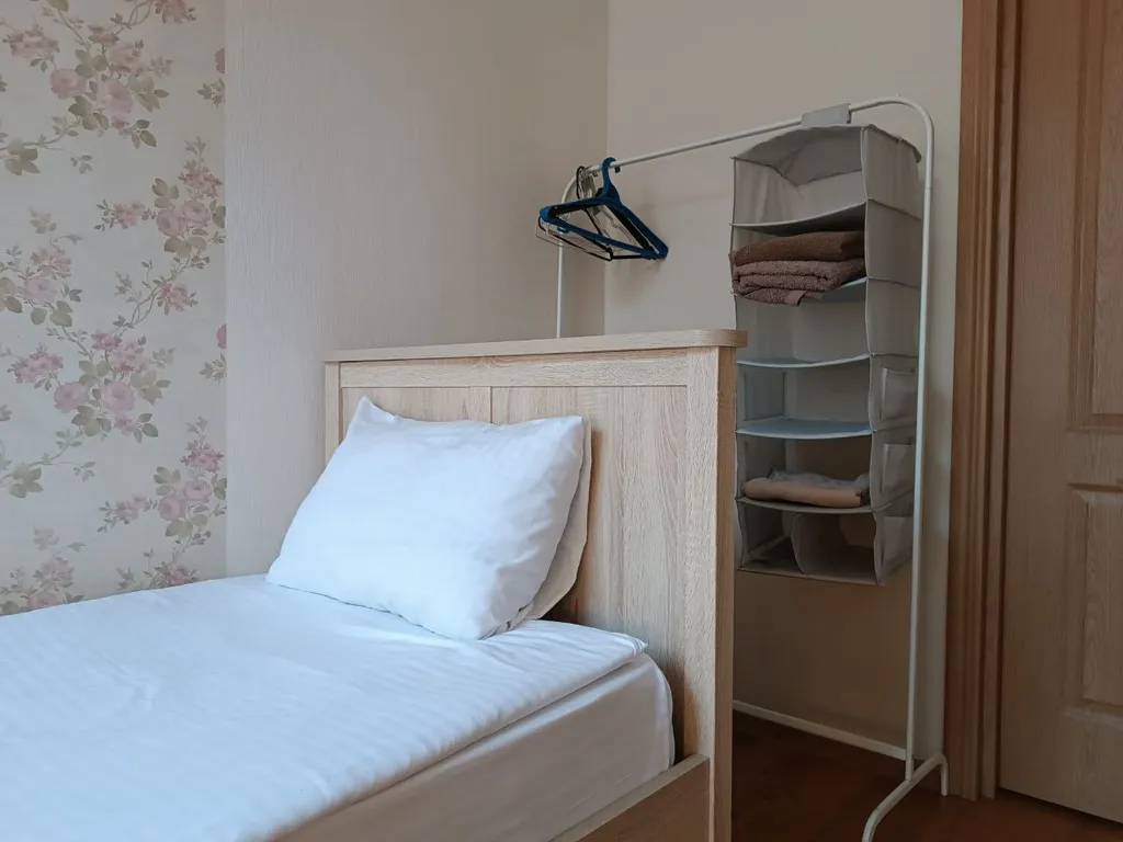 Одноместная комната с общими санузлами, с видом на город