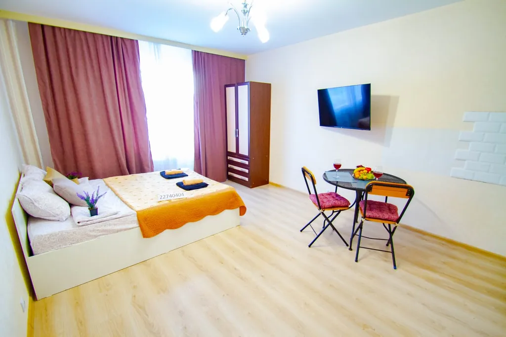 Уютная студия с красивым видом